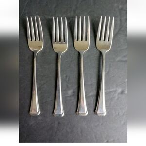 Oneida Stainless Maestro St. Leger Set of 4 Salad Forks USA Flatware SSS 6 1/4"